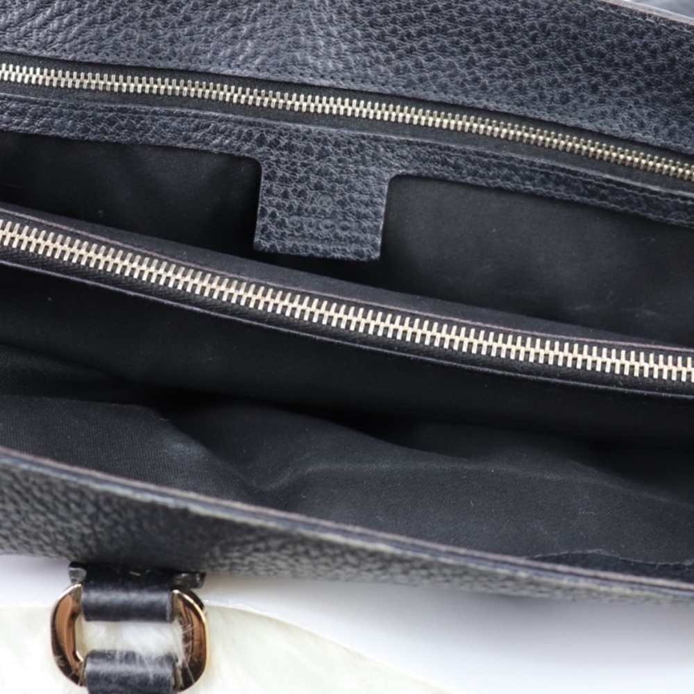 💎 Gucci 💎 Black Leather Tote - Picture 12 of 16